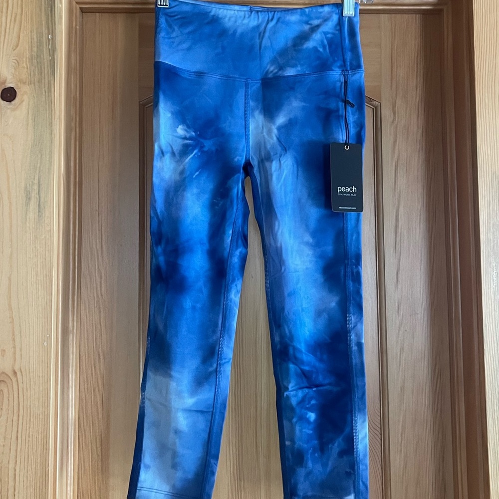 Peach Summer Swell Capri Leggings